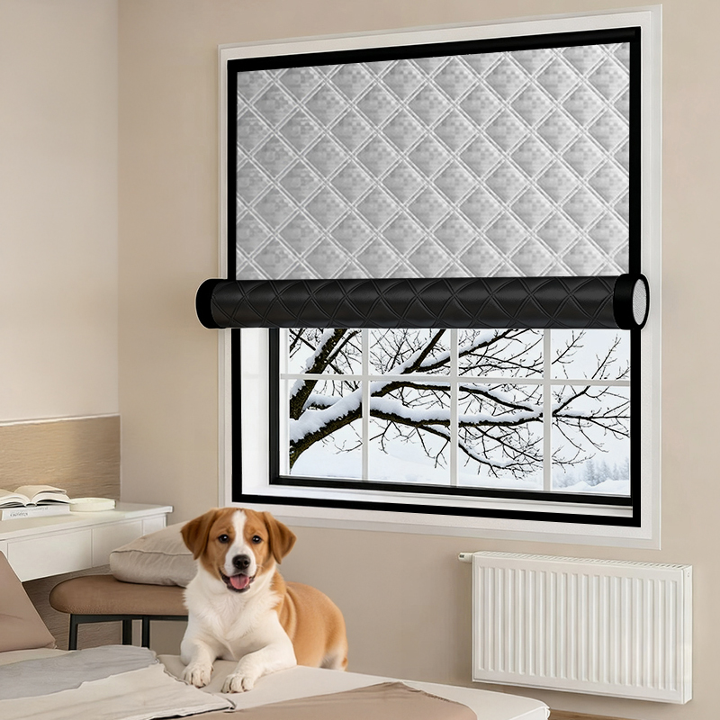 Blackout Curtain Thick - ผ้าม่านกันแสงหนาสำหรับฤดูหนาว – แผงกันแสงในห้อง ลดเสียงรบกวน และประหยัดพลังงานสำหรับห้องนอนและห้องนั่งเล่น