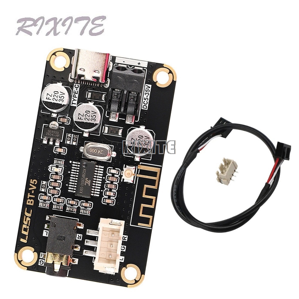 Home Cinema Bluetooth 5.1 - Dac บอร์ดรับสัญญาณบลูทูธไร้สาย DIY แบบพกพา DC 5-35V