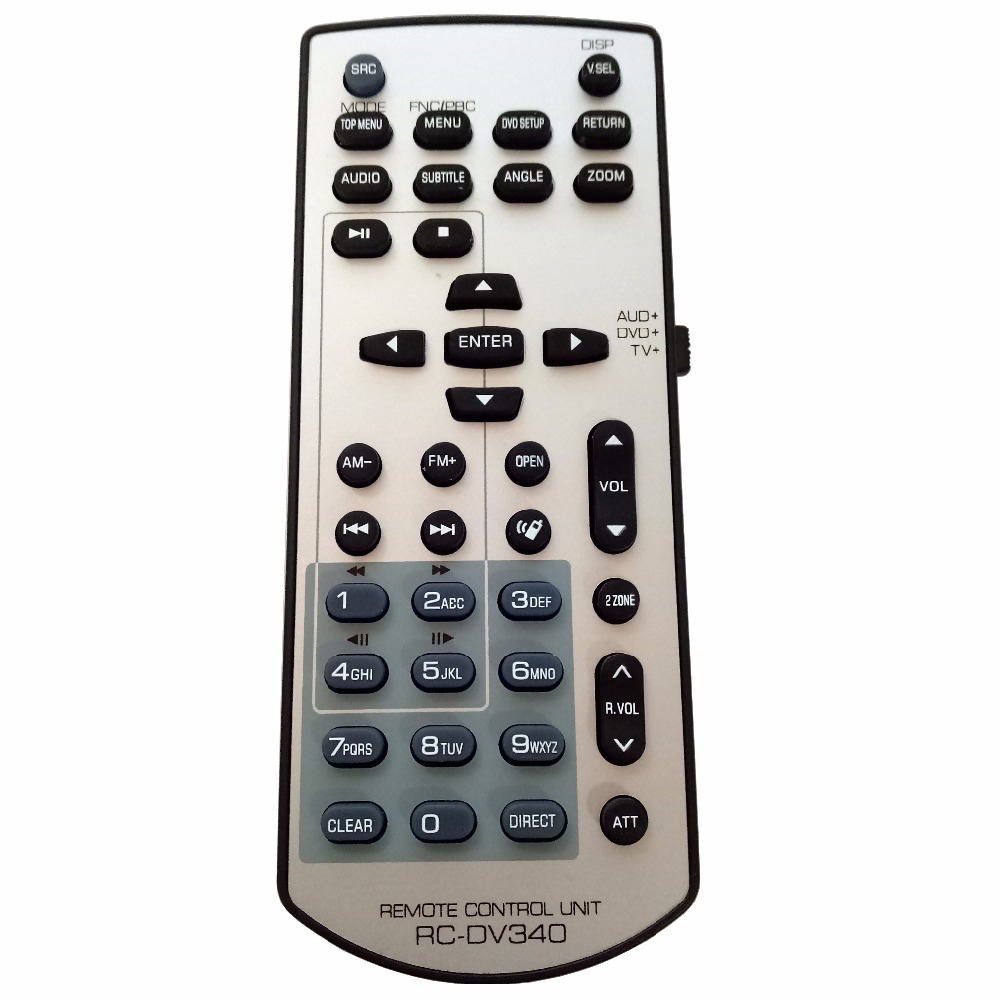 Home Cinema Kenwood - รีโมทคอนโทรลใหม่สำหรับเครื่องเสียงติดรถยนต์ KENWOOD รุ่น RC-DV340 RCDV340 สำหรับ