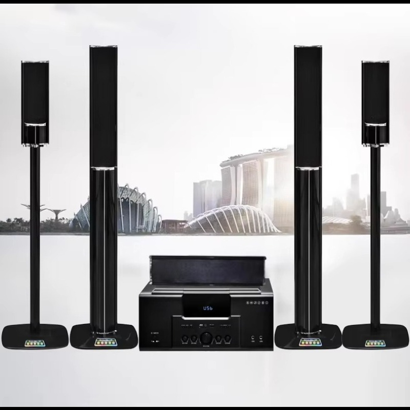 Home Cinema Beamer - ลำโพงโฮมเธียเตอร์ KTV ระบบเสียง 5.1 พร้อมเครื่องขยายเสียง ลำโพงบลูทูธ