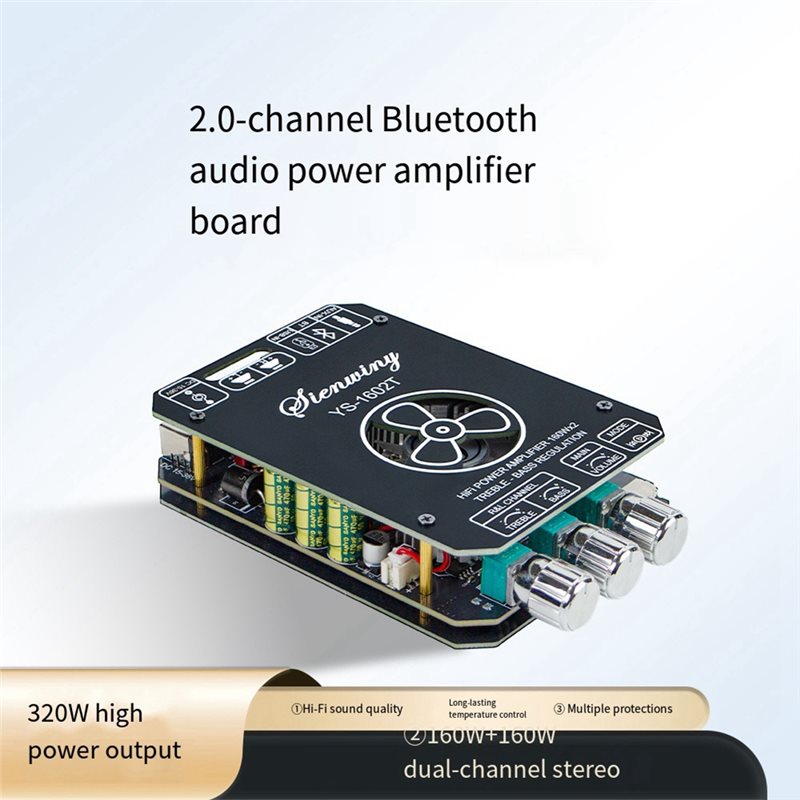 YS-1602T 2.0CH บลูทูธ 5.1 แอมป - Home Cinema Bluetooth 5.1 บทวิจารณ์และราคา
