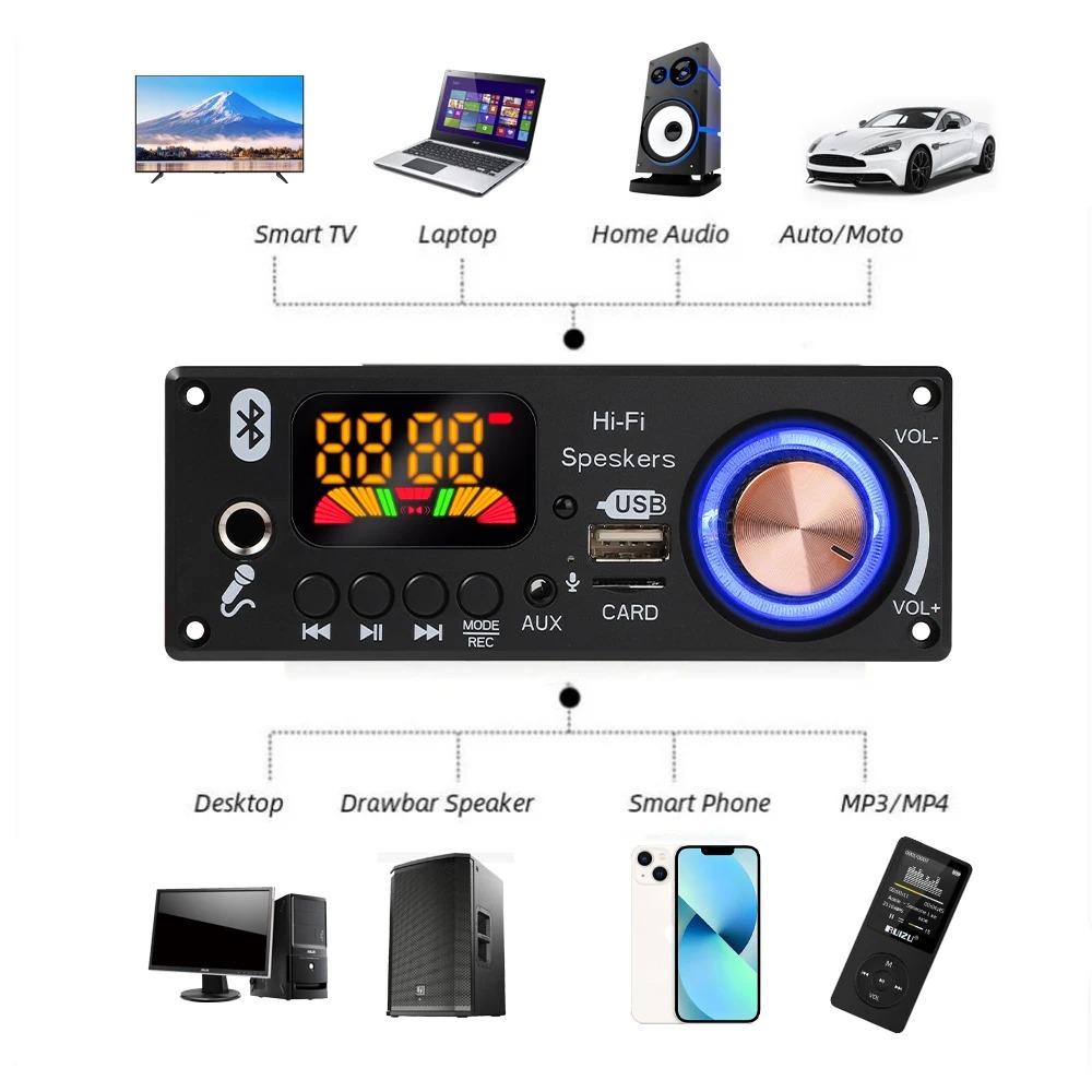 บลูทูธ 5.1 MP3 ถอดรหัส 2*80W 1 - Home Cinema Bluetooth 5.1 บทวิจารณ์และราคา