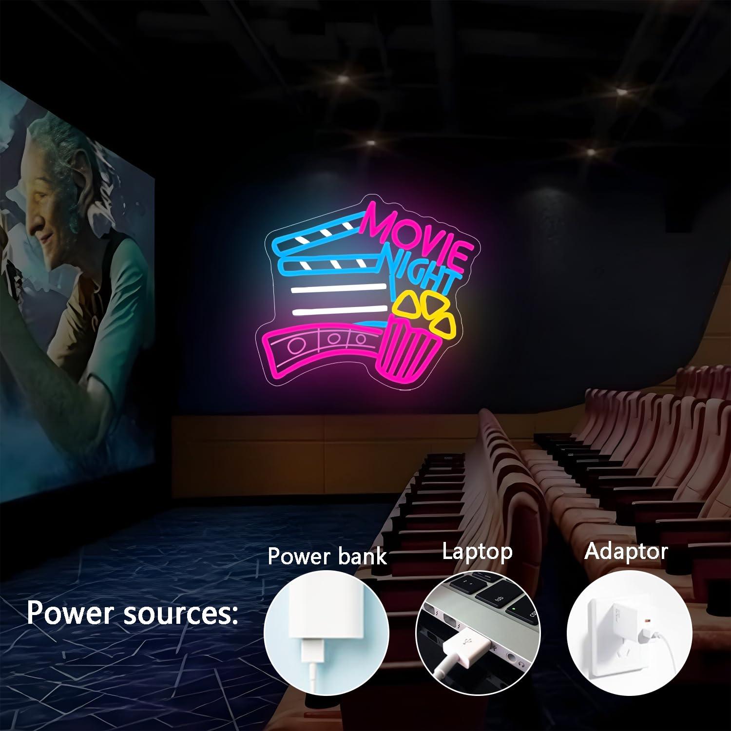 ป้ายไฟนีออนสำหรับชมภาพยนตร์ ไฟ - Home Cinema Night บทวิจารณ์และราคา