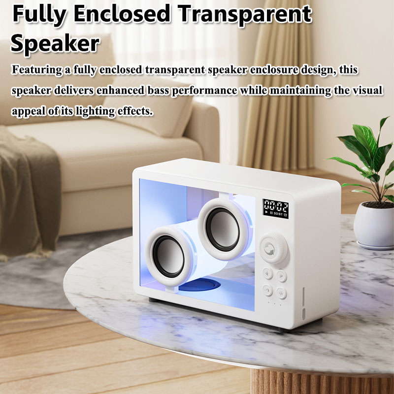 ลำโพงบลูทูธโปร่งใสขนาดเล็กไร้ส - Home Cinema Bluetooth 5.1 บทวิจารณ์และราคา