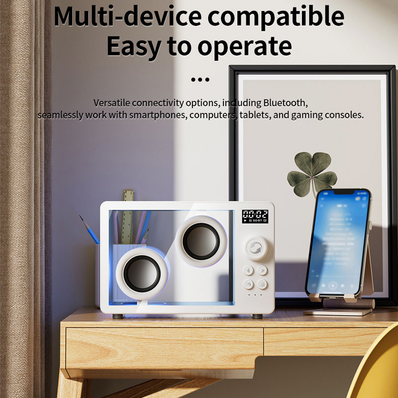 ลำโพงบลูทูธโปร่งใสขนาดเล็กไร้ส - Home Cinema Bluetooth 5.1 บทวิจารณ์และราคา