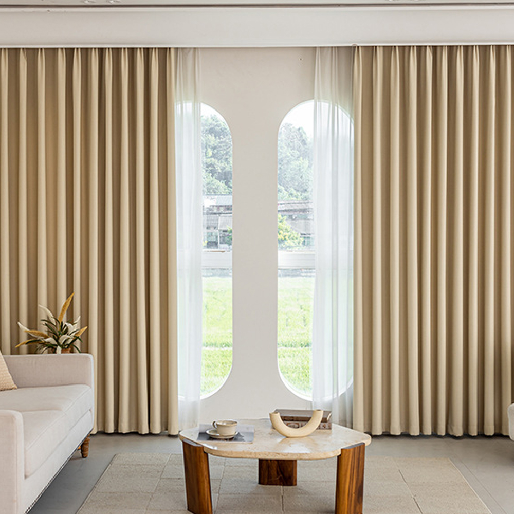 ผ้าม่านกันแสงหนาแบบมินิมอลทันส - Blackout Curtain Thick บทวิจารณ์และราคา