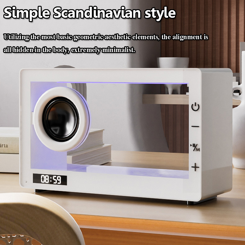 Vintage ลําโพงบลูทูธโปร่งใสสีส - Home Cinema Bluetooth 5.1 บทวิจารณ์และราคา