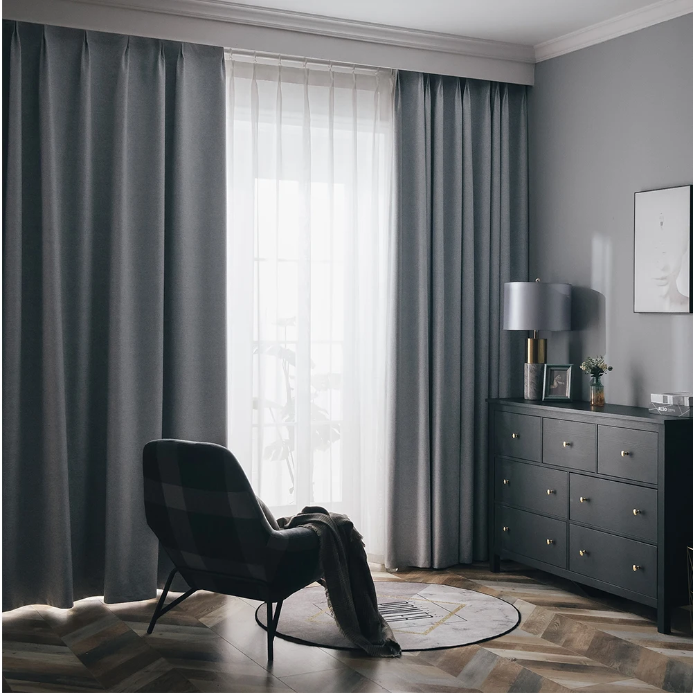 100% Blackoutผ้าม่านหน้าต่างสํ - Blackout Curtain Thick บทวิจารณ์และราคา
