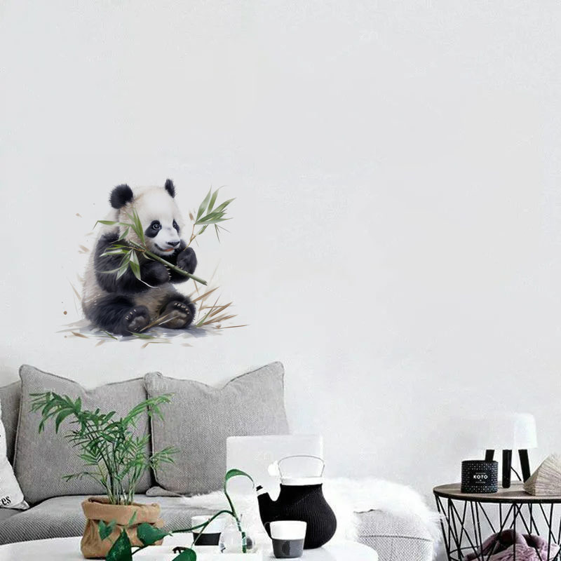 C76 #   สีน้ำแพนด้าสติ๊กเกอร์ต - Home Cinema Wallpaper บทวิจารณ์และราคา