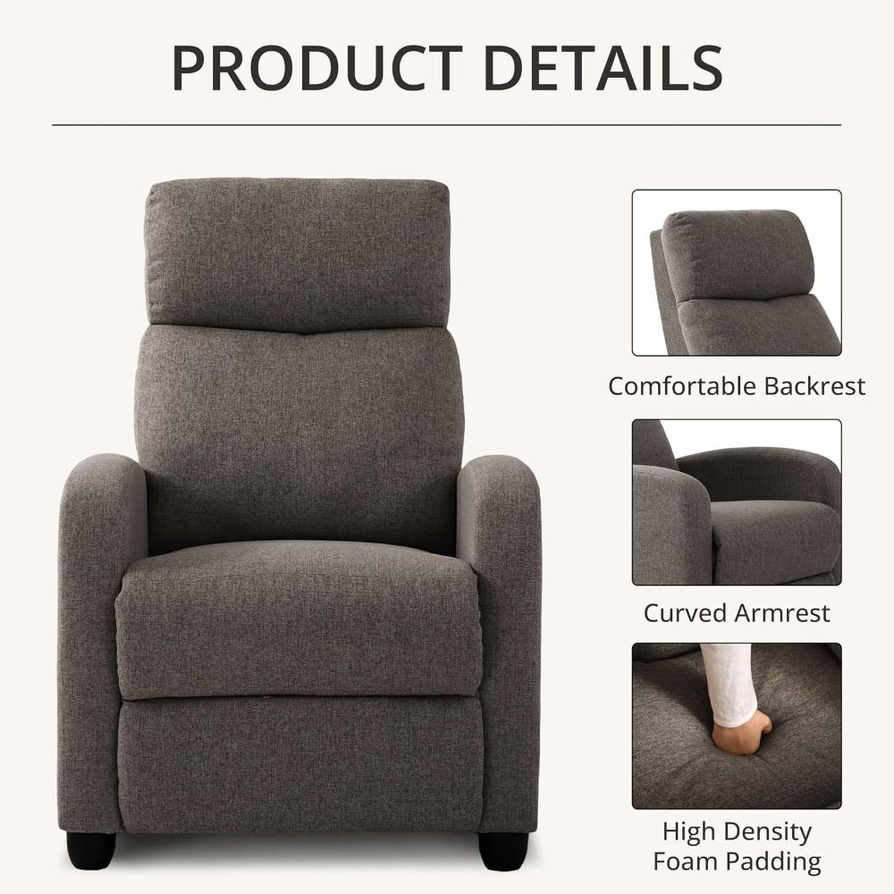เก้าอี้ปรับเอนแบบดันหลังด้วยมื - Home Cinema Hall บทวิจารณ์และราคา