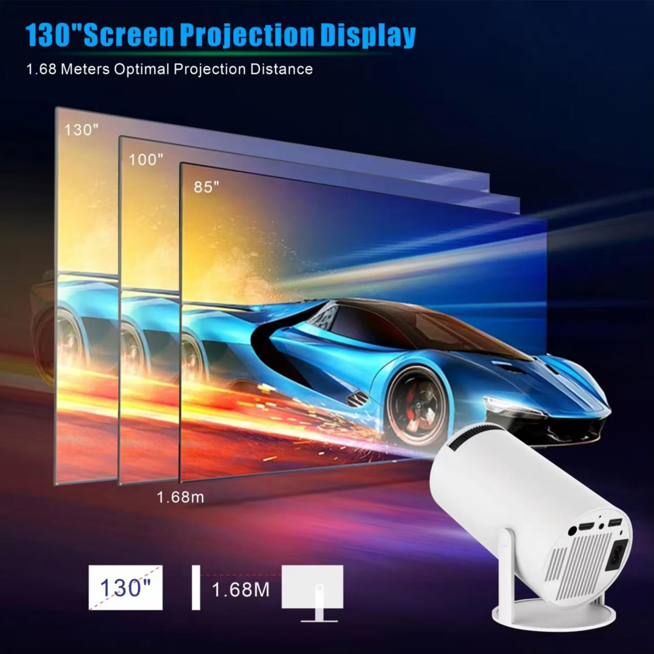 โปรเจคเตอร์พกพา Mini HY300 ระบ - Home Cinema Night บทวิจารณ์และราคา