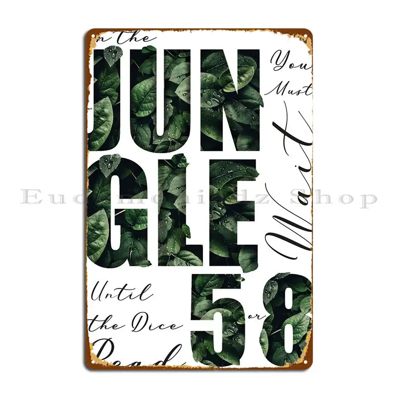 Jungle Of Jumanji ป้ายโลหะภาพจ - Home Cinema Wall Design บทวิจารณ์และราคา