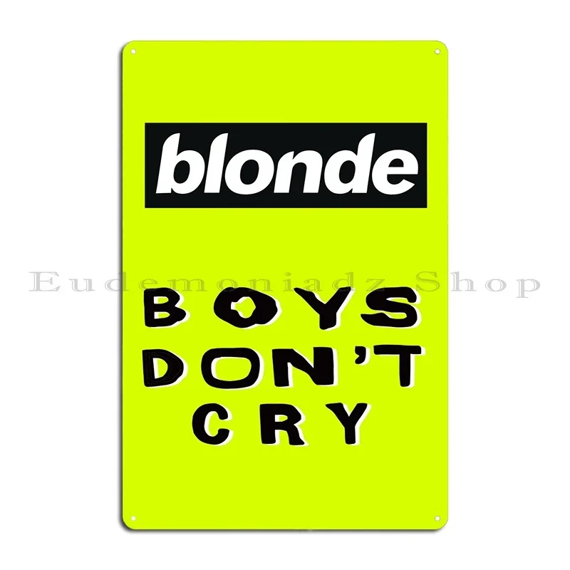 ป้ายโลหะ Boys Don't Cry สำหรับ - Home Cinema Wall Design บทวิจารณ์และราคา