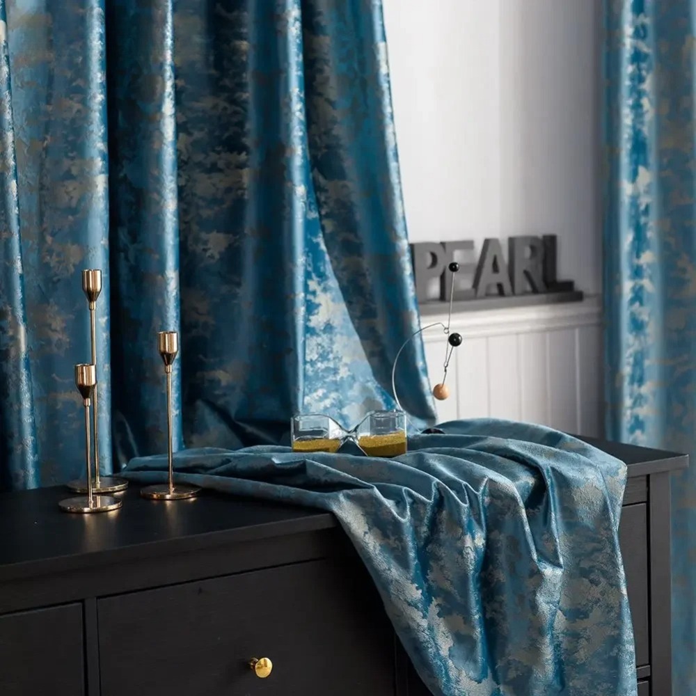 ผ้าม่านกำมะหยี่หนาหรูหราในห้อง - Blackout Curtain Thick บทวิจารณ์และราคา