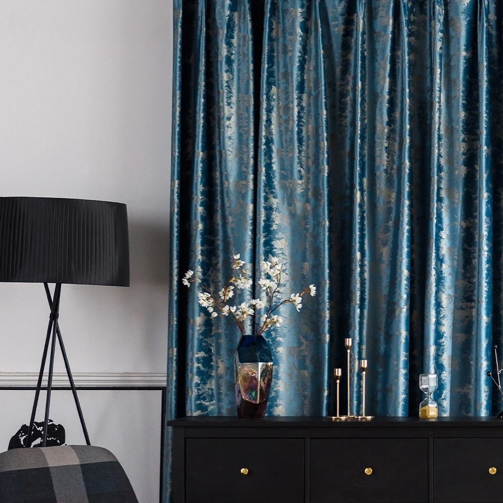 ผ้าม่านกำมะหยี่หนาหรูหราในห้อง - Blackout Curtain Thick บทวิจารณ์และราคา