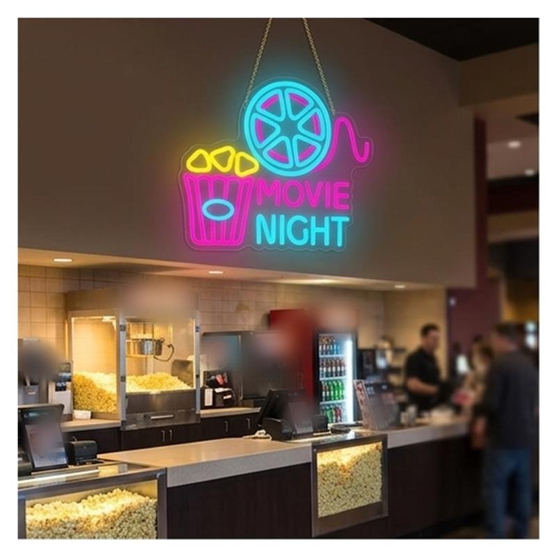 ป้ายไฟนีออนสำหรับดูหนัง ไฟป๊อป - Home Cinema Night บทวิจารณ์และราคา