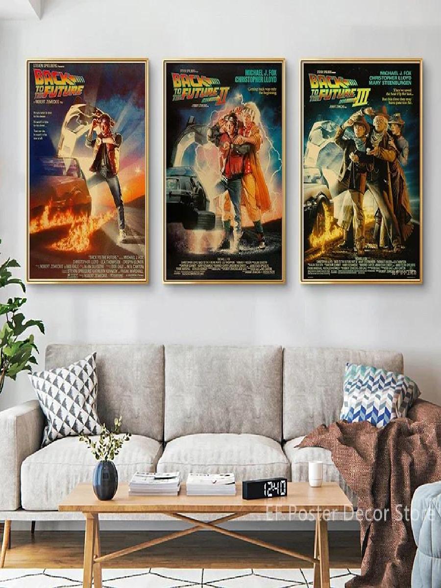 โปสเตอร์หนังวินเทจย้อนกลับไปใน - Home Cinema Room Accessories บทวิจารณ์และราคา
