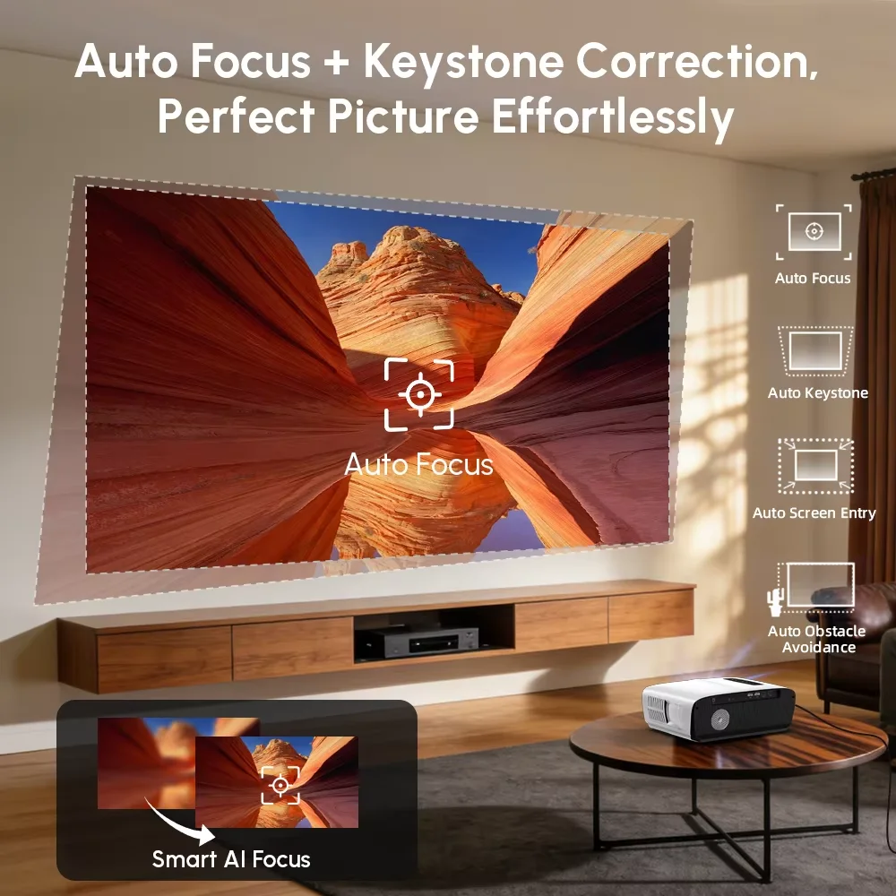 โปรเจคเตอร์ NewA9S 4k โฟกัสอัต - Home Cinema Night บทวิจารณ์และราคา