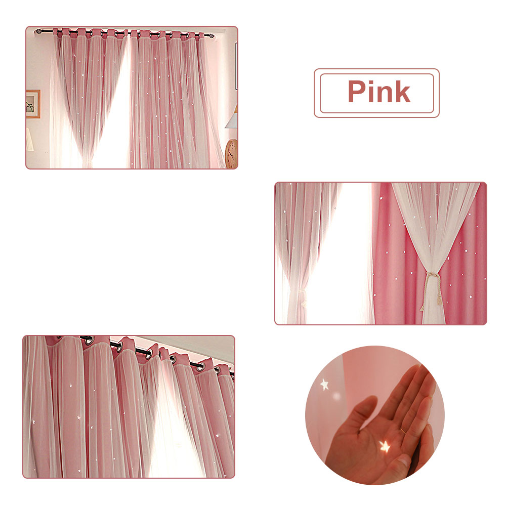 ผ้าม่านกันแสงดาวสองชั้นสำหรับห - Blackout Curtain Thick บทวิจารณ์และราคา